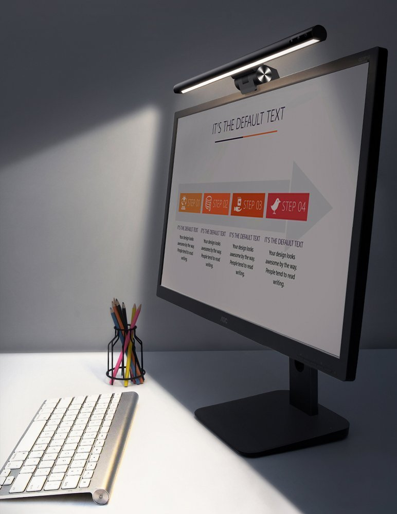 Baseus I-Wok lempą monitoriui su jutikliniu skydeliu - juoda