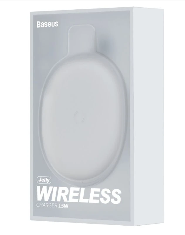 Belaidis indukcinis įkroviklis Baseus Jelly 15W - Baltas