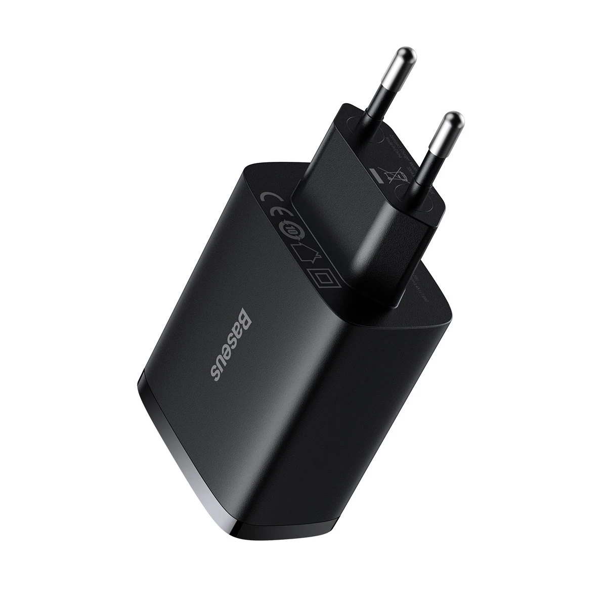 Baseus Sieninis įkroviklis 17W 3xUSB 3.4A, juodas