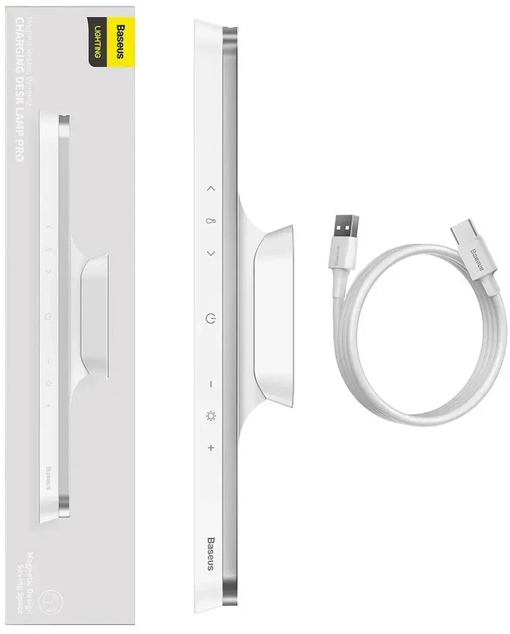 Baseus LED magnetinė lempa 1800mAh balta