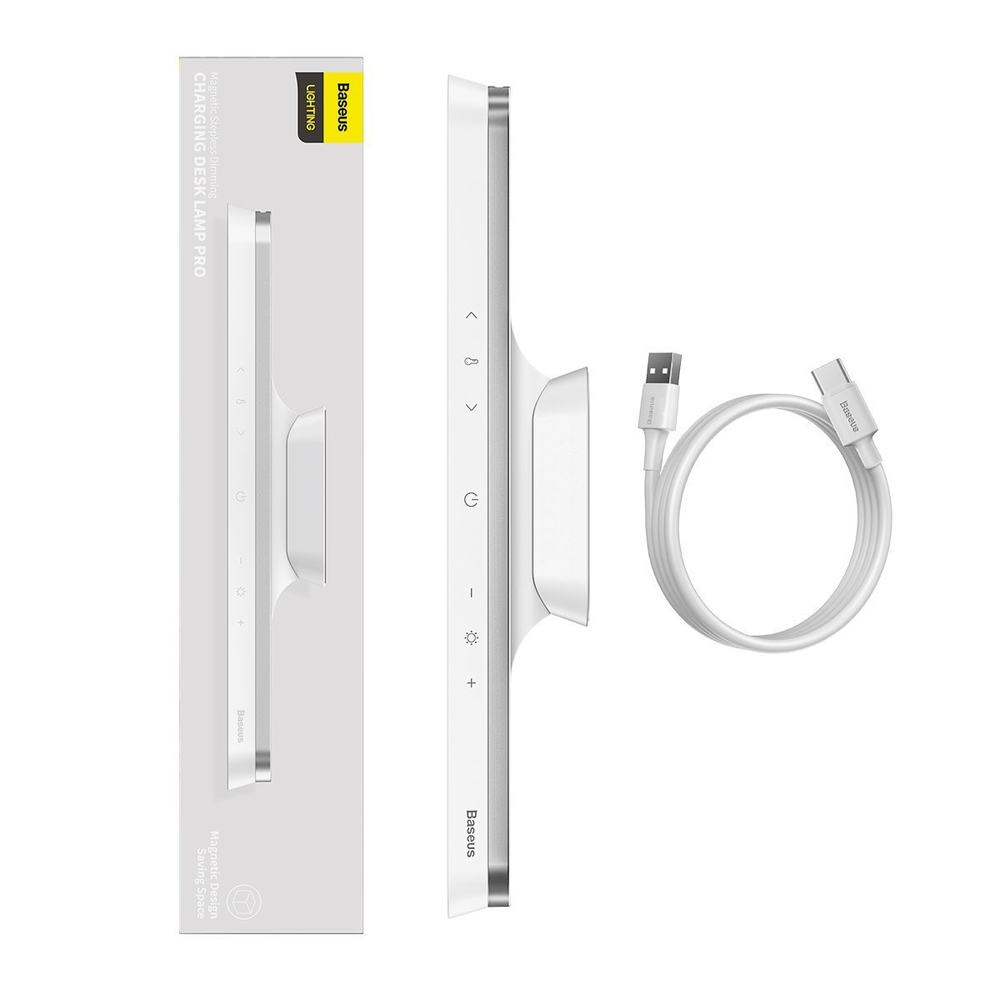 Baseus Įkraunamas šviestuvas pakabinamas po lentyna 5W 1800mAh, šviesos srautas ≥100lm