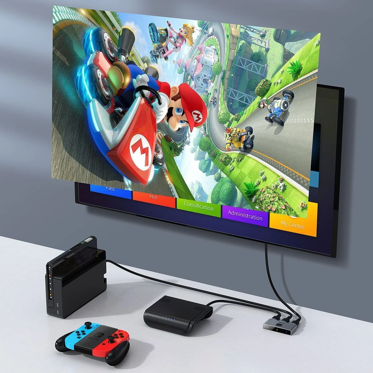 Baseus HDMI 4K dvikryptis perjungėjas (1->2 / 2->1)