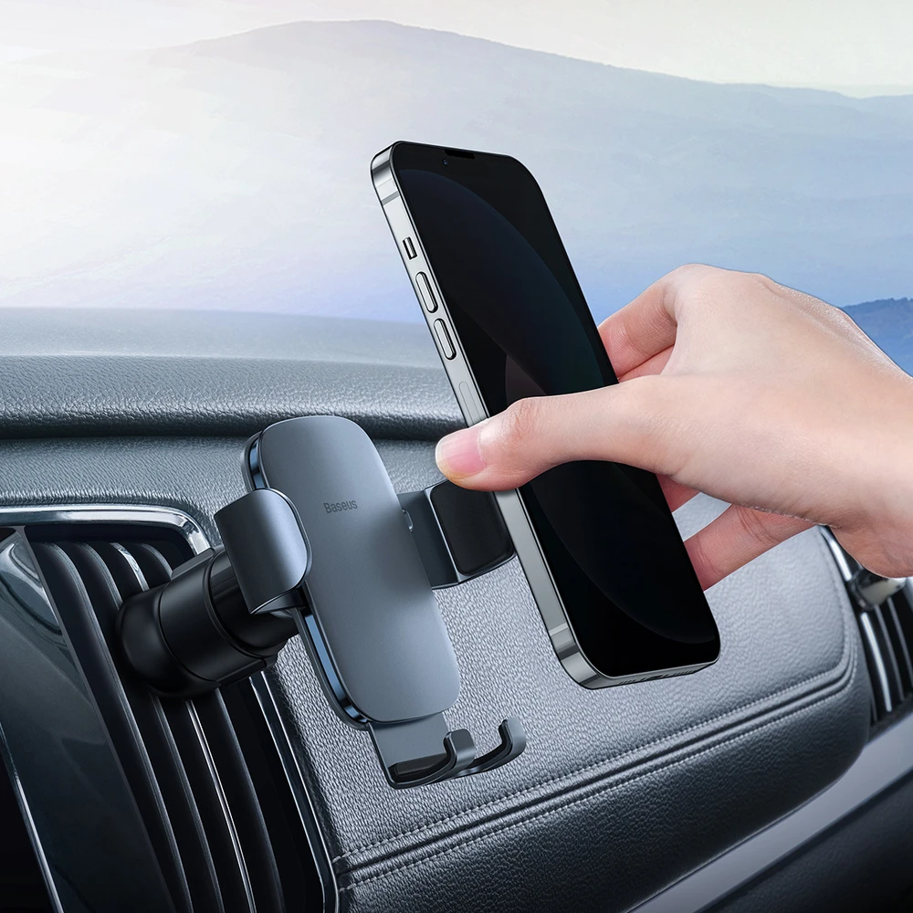 Baseus Automobilinis laikiklis 4.7-6.7" ekranų telefonams, pilkas