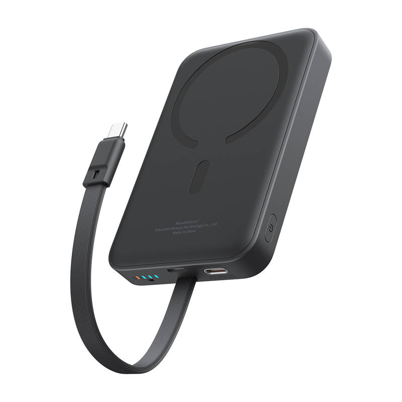 Baseus Mini 10000mAh 30W Magnetic Powerbank (juodas) Bayern Edition