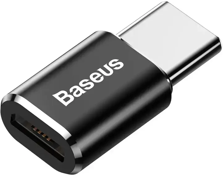 Adapteris Baseus USB C kištukas, micro USB B lizdas, OTG funkcija