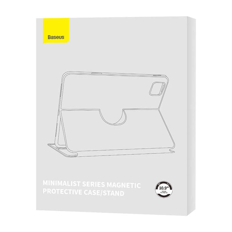 Baseus Minimalist serijos IPad 10 10, 9 magnetinis apsauginis dėklas (juodas)