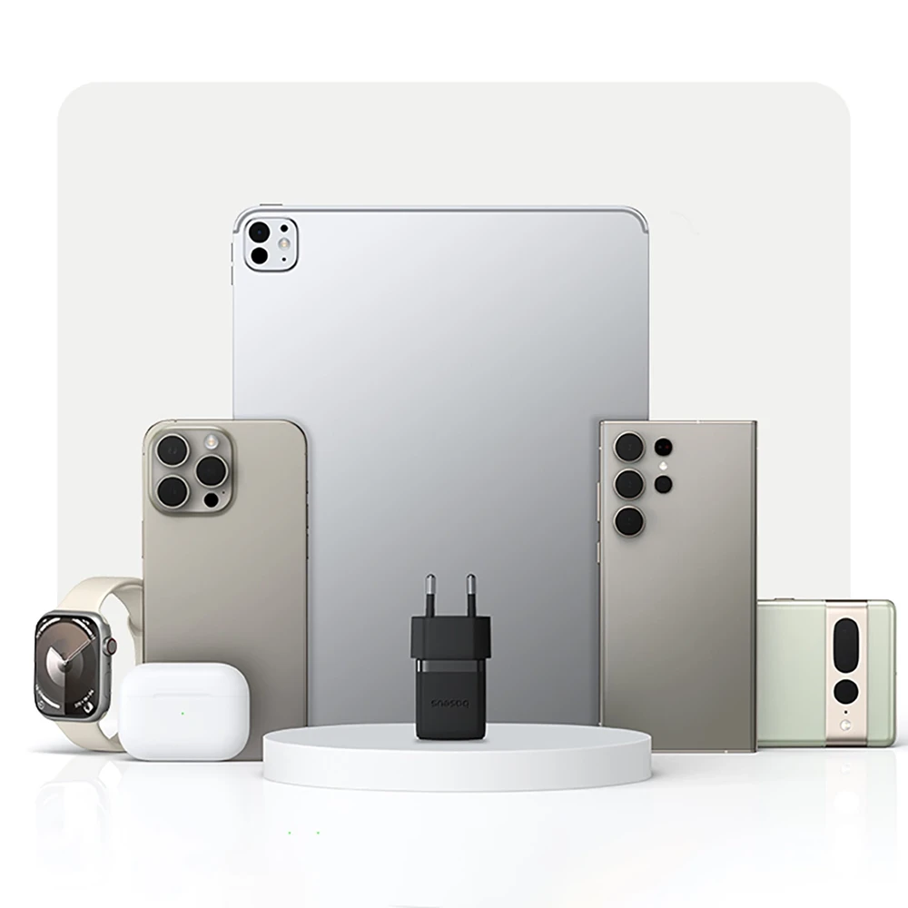 Baseus Sieninis įkroviklis Palm 20W USB-C QC3.0 PD3.0 su USB-C kabeliu 1m, juodas
