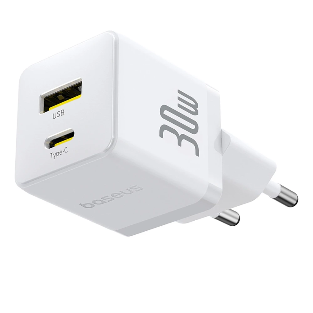 Baseus Palm 30W USB-C USB-A - balta