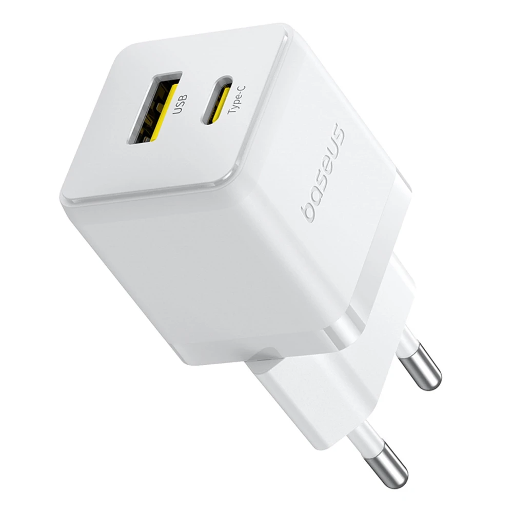 Baseus Palm 30W USB-C USB-A - balta