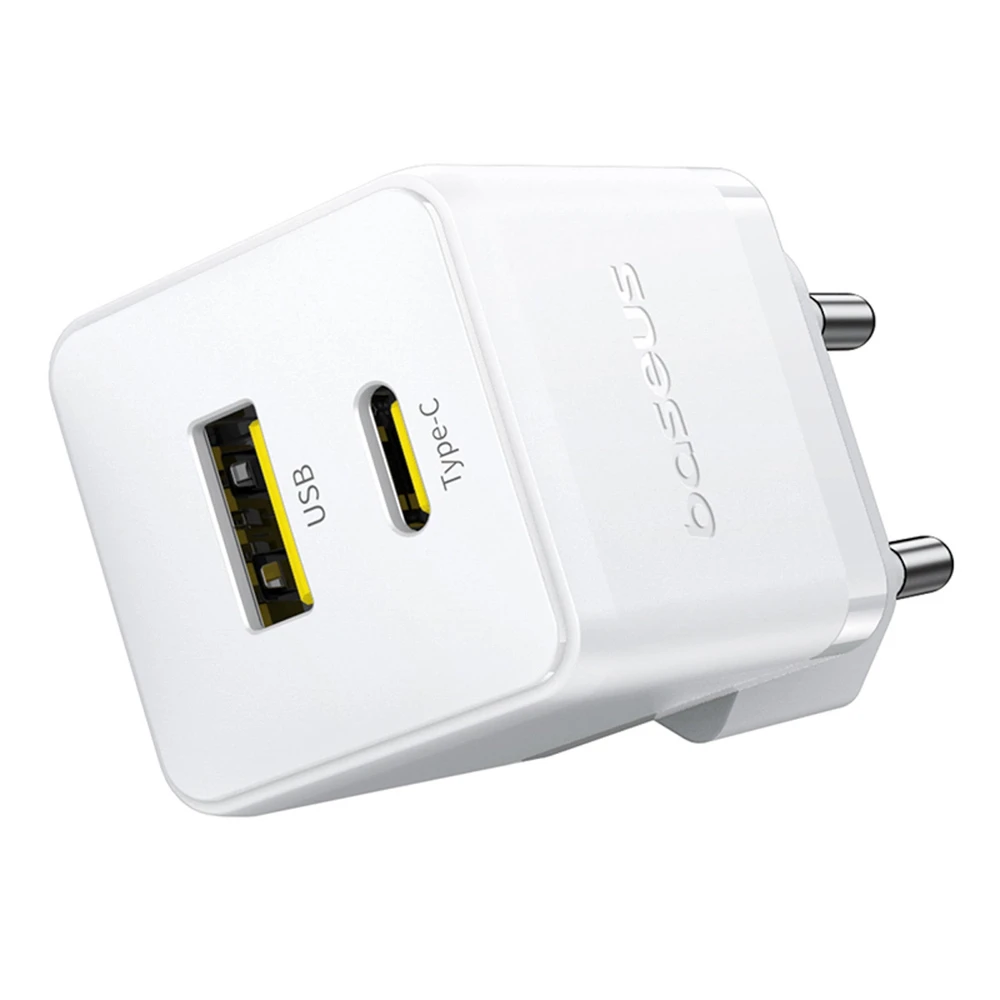 Baseus Palm 30W USB-C USB-A - balta