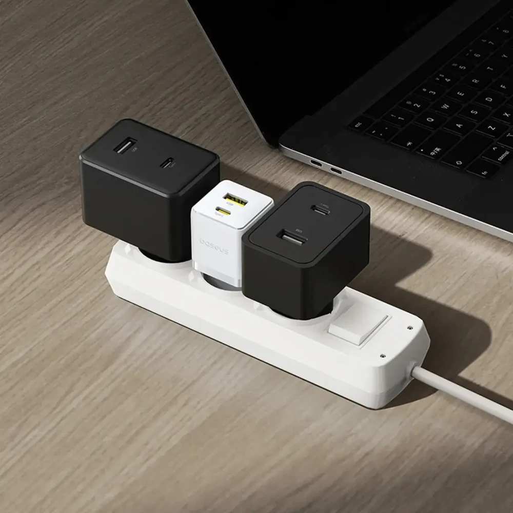 Baseus Palm 30W USB-C USB-A - balta