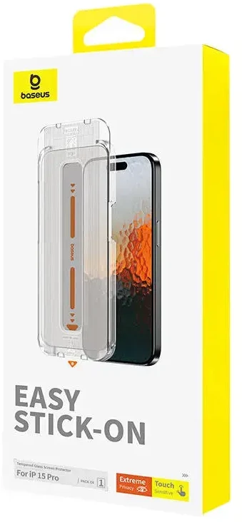 Baseus Privatumą apsaugantis grūdintas stiklas Baseus Safyras iPhone 15 Pro