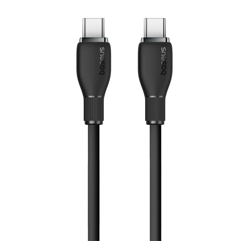 Baseus Pudding serijos USB-C laidas - USB-C 100W 1.2m - Juodas