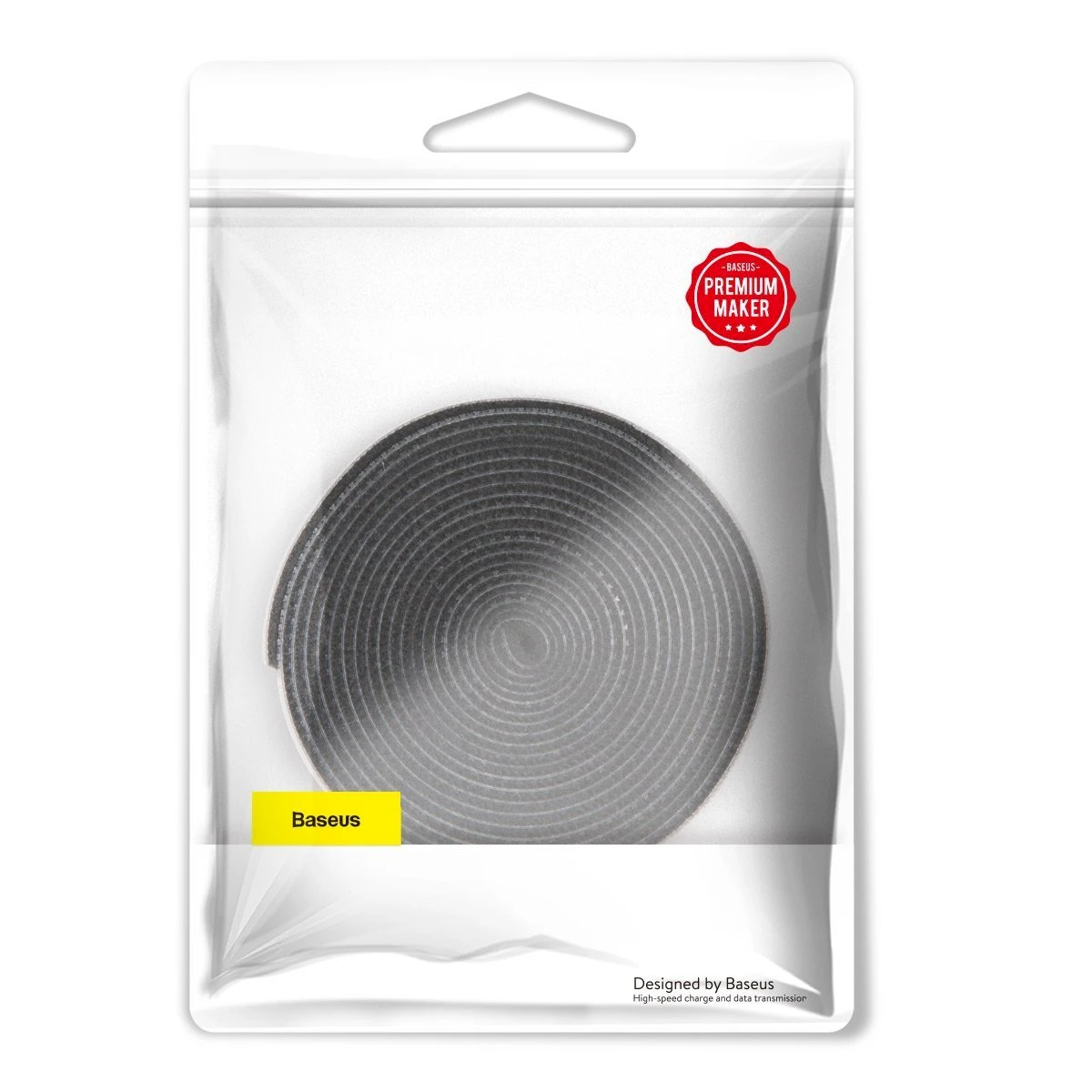 Baseus Rainbow Circle Velcro dirželiai 3m Juodas