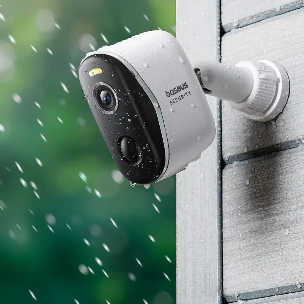 Baseus Security N1 2K lauko kamera – balta