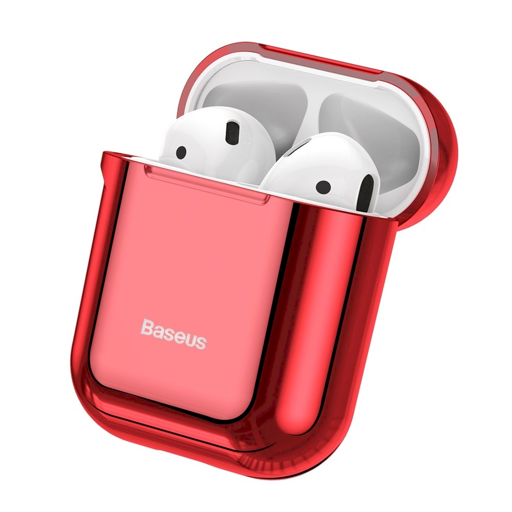 Baseus Shining kablys dėklas Apple AirPods - Raudonas
