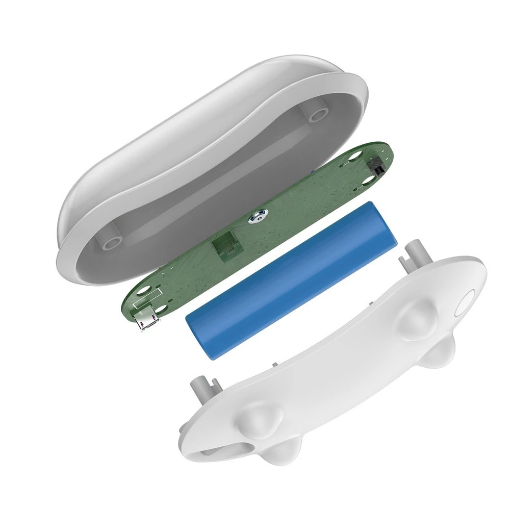 Baseus Cute serijos kačiuko silikoninė naktinė lemputė balta