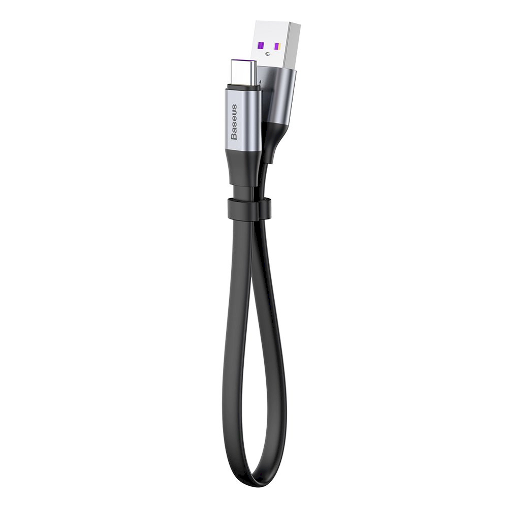 USB kabelis Baseus (CATMBJ-BG1) Type-C (40W) juodas 0.23M