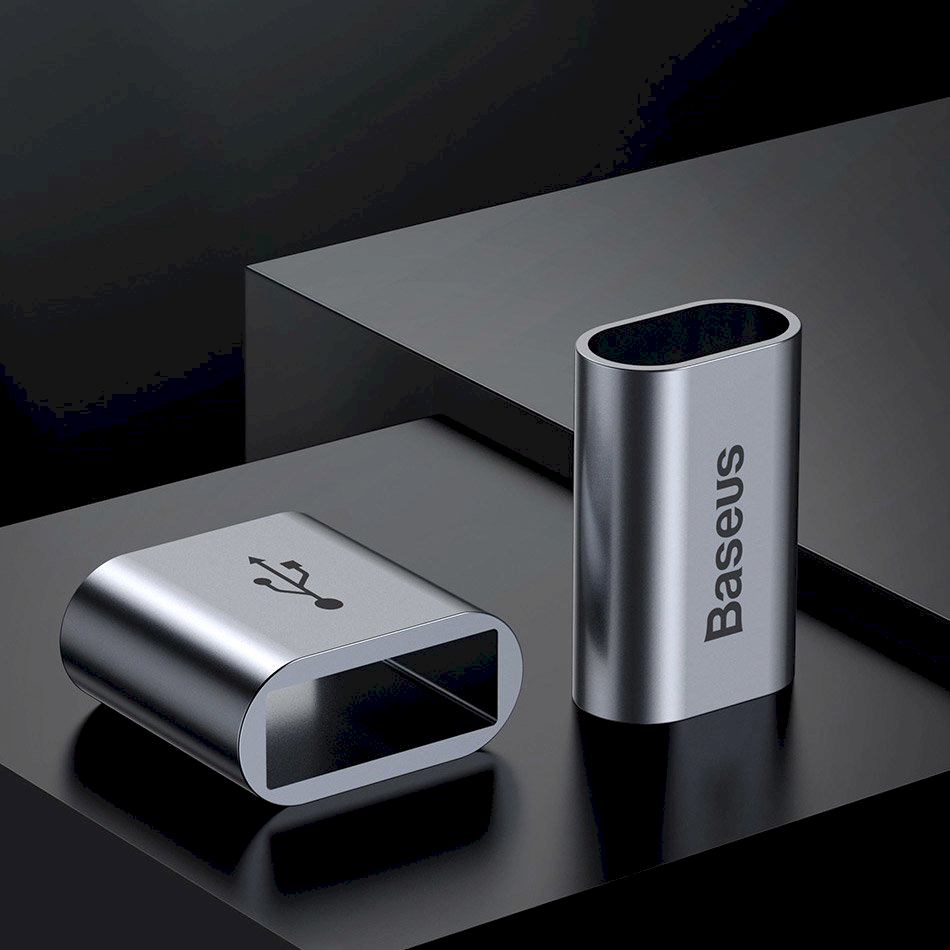 USB kabelis Baseus (CATMBJ-BG1) Type-C (40W) juodas 0.23M