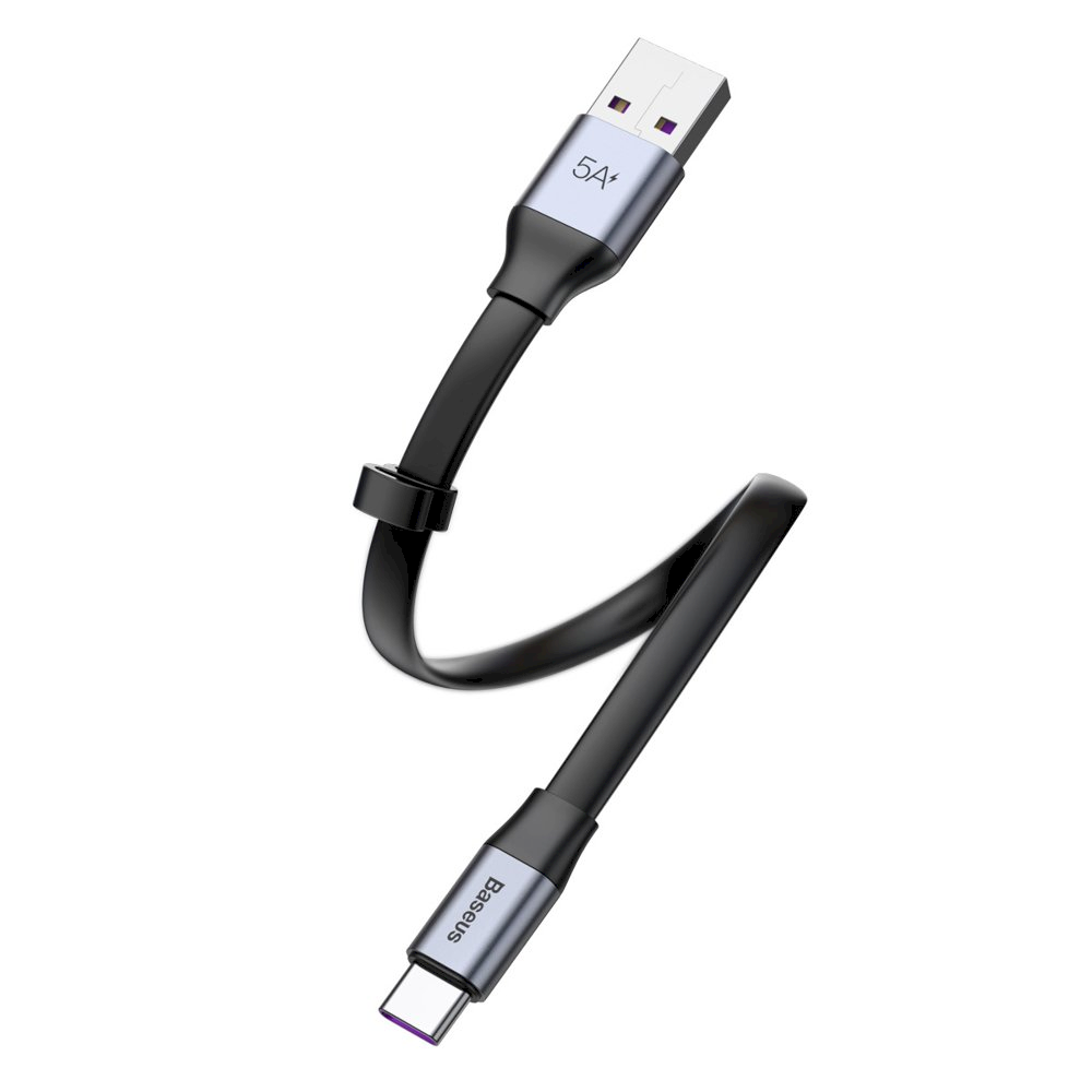 USB kabelis Baseus (CATMBJ-BG1) Type-C (40W) juodas 0.23M