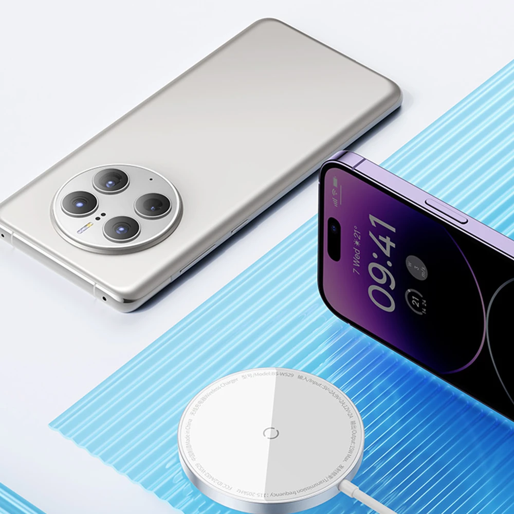 Baseus Simple Mini3 magnetinis belaidis įkroviklis 15 W (Bla