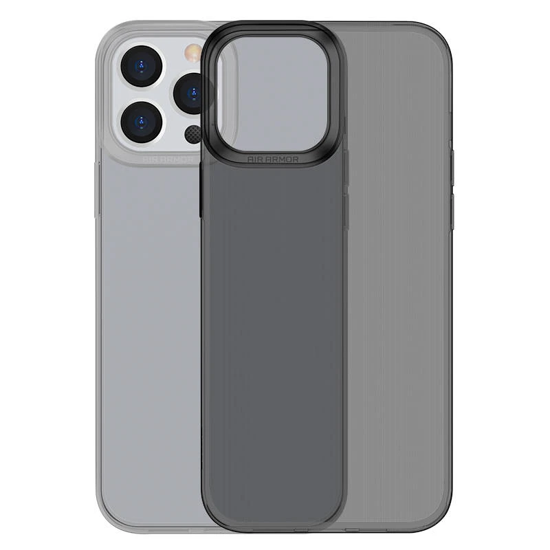 Dėklas Baseus Simple iPhone 13 Pro Max (atlátszló, szürke)