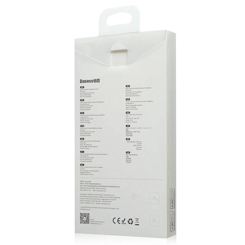 Dėklas Baseus Simple iPhone 13 Pro Max (atlátszló, szürke)