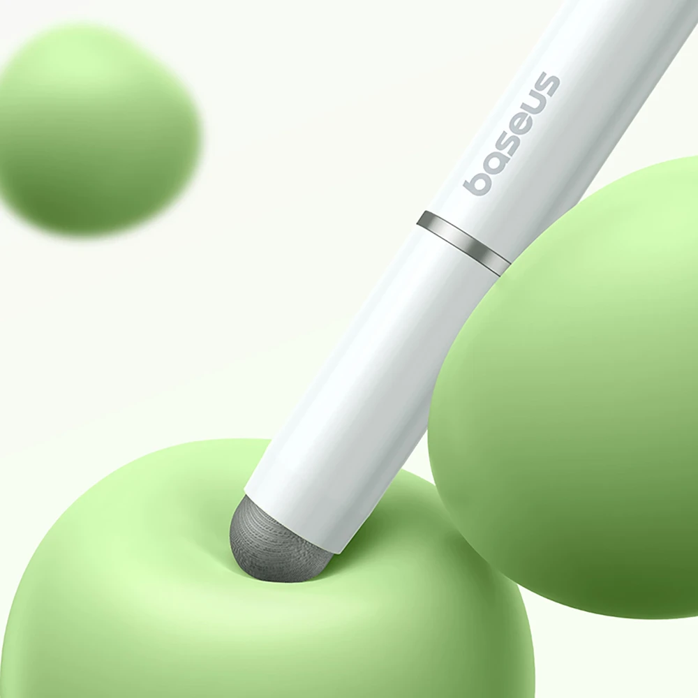 Baseus „Smooth Writing III 3in1“ pasyvus magnetinis rašiklis - baltos spalvos