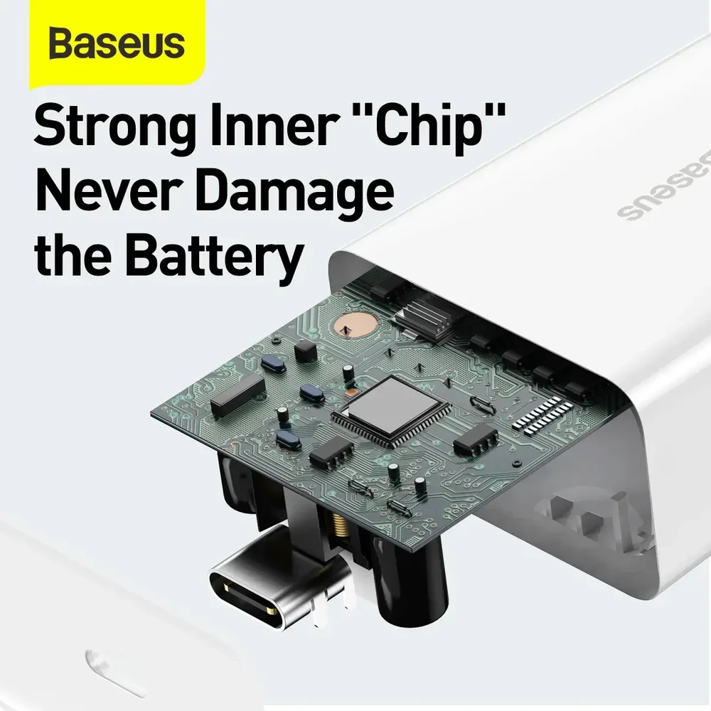 Baseus Speed Mini greitas įkroviklis USB-C PD 3A 20W baltas