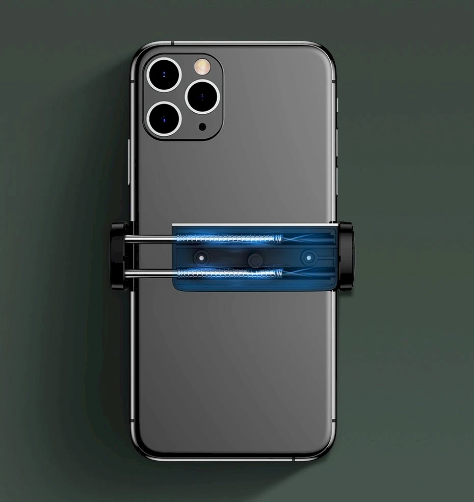 Baseus Steel Cannon telefono laikiklis į vėdinimo groteles - Juodas