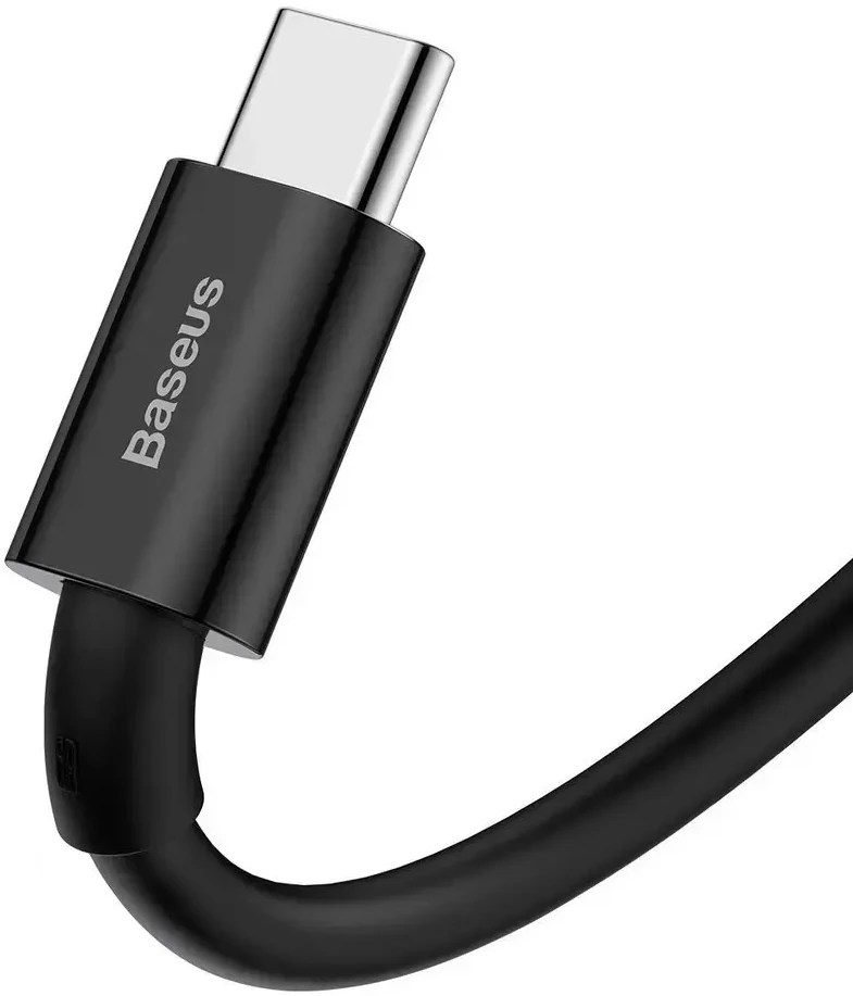 Baseus Aukštos kokybės duomenų perdavimo ir įkrovimo kabelis | USB-A į USB-C | 66 W | 1 m | juodas