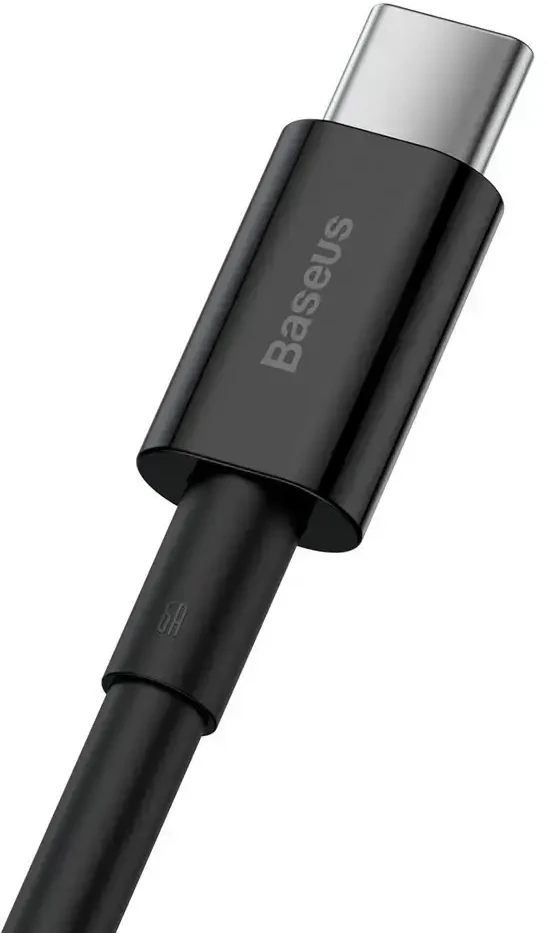Baseus Aukštos kokybės duomenų perdavimo ir įkrovimo kabelis | USB-A į USB-C | 66 W | 1 m | juodas