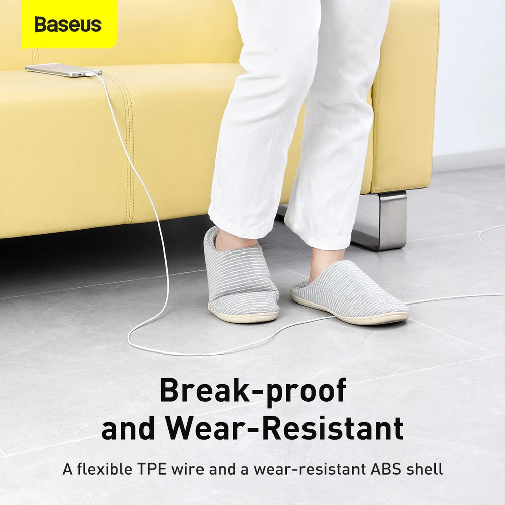 USB kabelis Baseus Superior iš USB į microUSB 2A 2.0m baltas CAMYS-A02