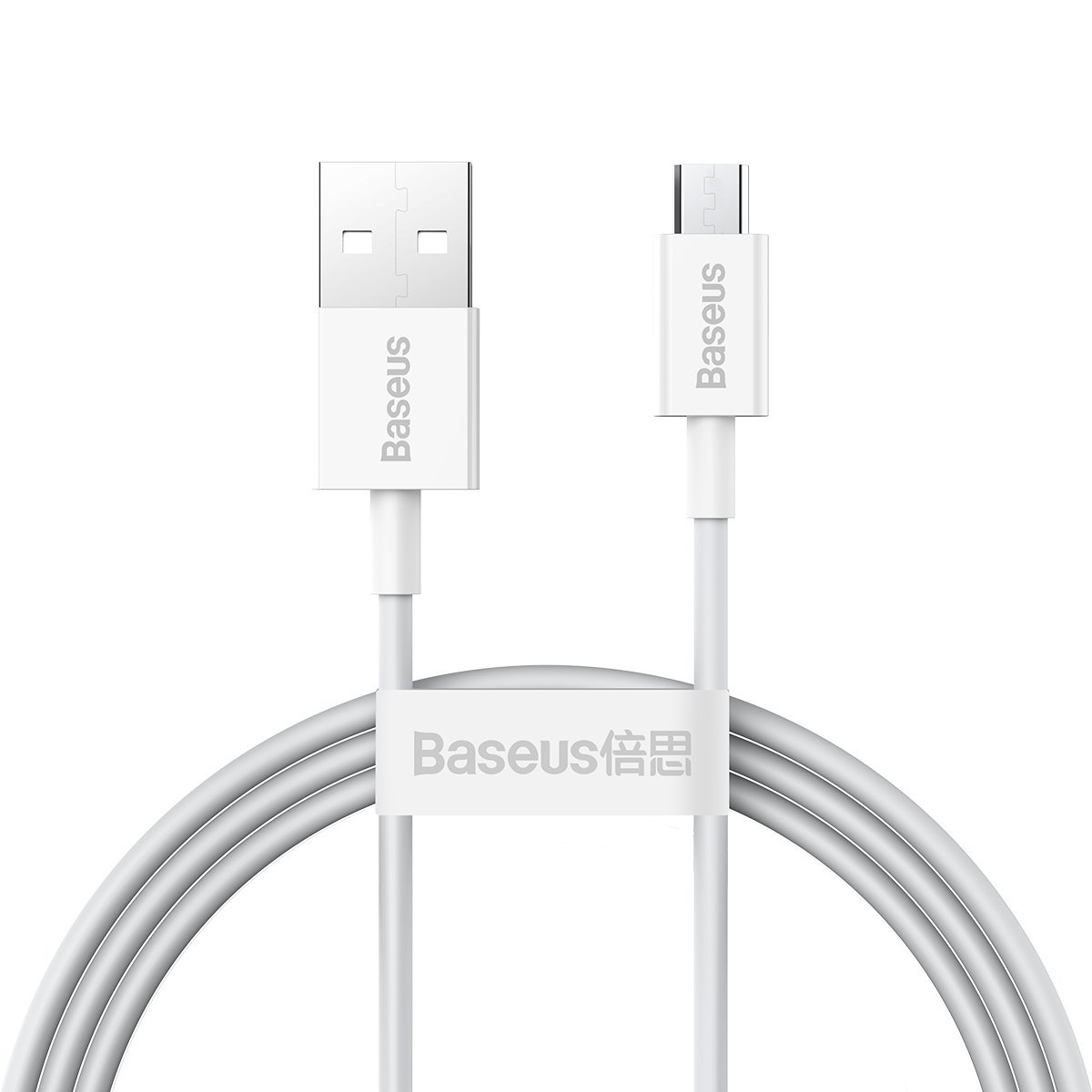 Kabelis USB A - micro USB kištukas 1.0m 2A baltas Superior serija BASEUS