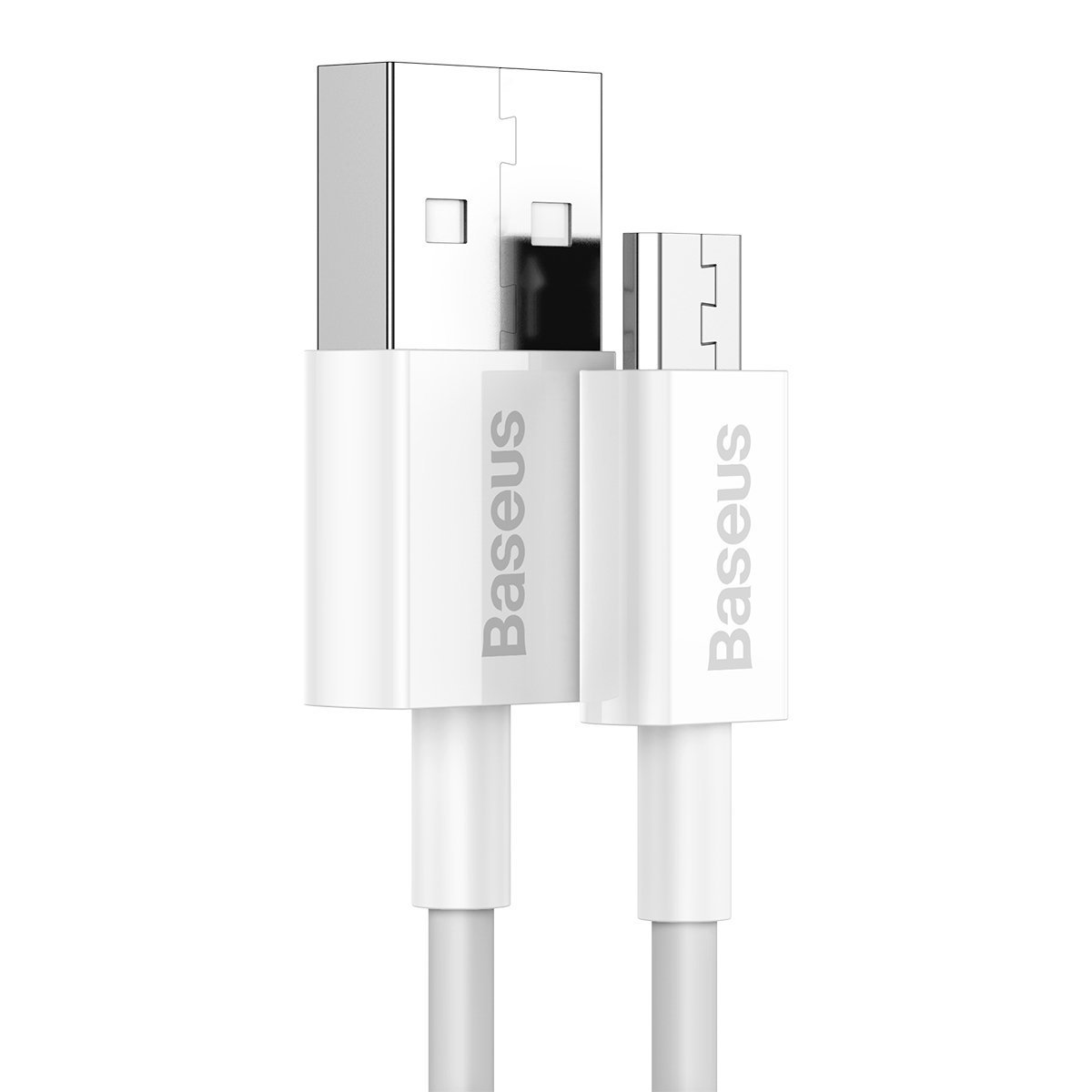 Kabelis USB A - micro USB kištukas 1.0m 2A baltas Superior serija BASEUS