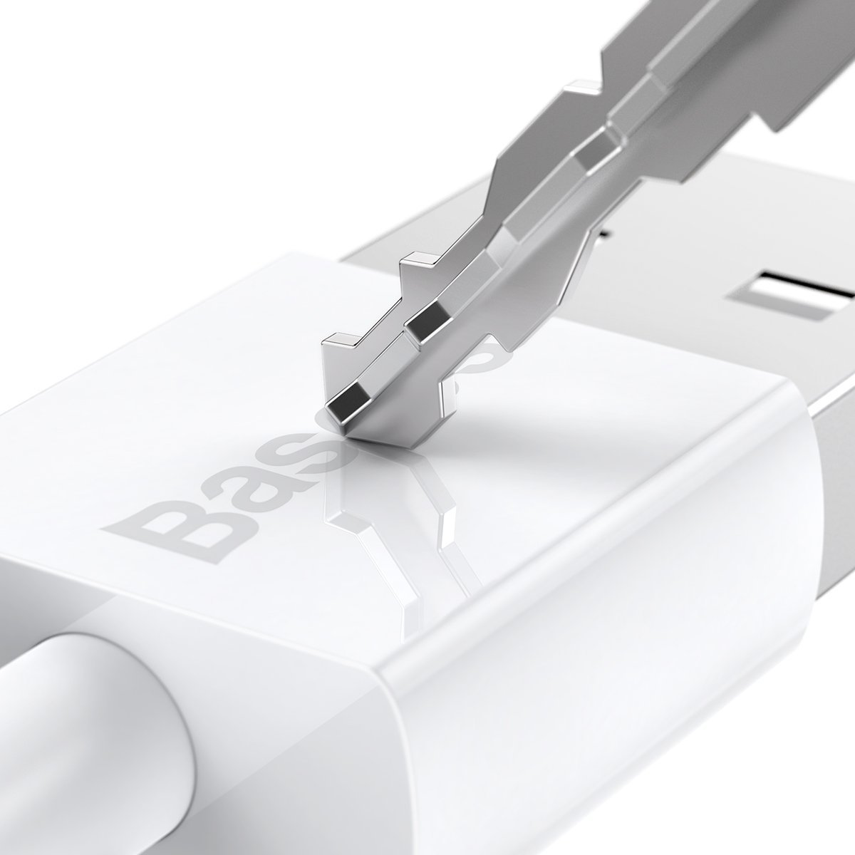 Kabelis USB A - micro USB kištukas 1.0m 2A baltas Superior serija BASEUS