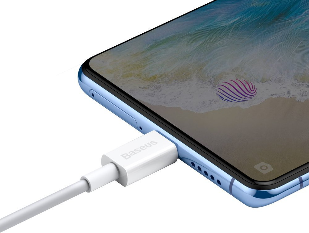 Kabelis USB A - micro USB kištukas 1.0m 2A baltas Superior serija BASEUS