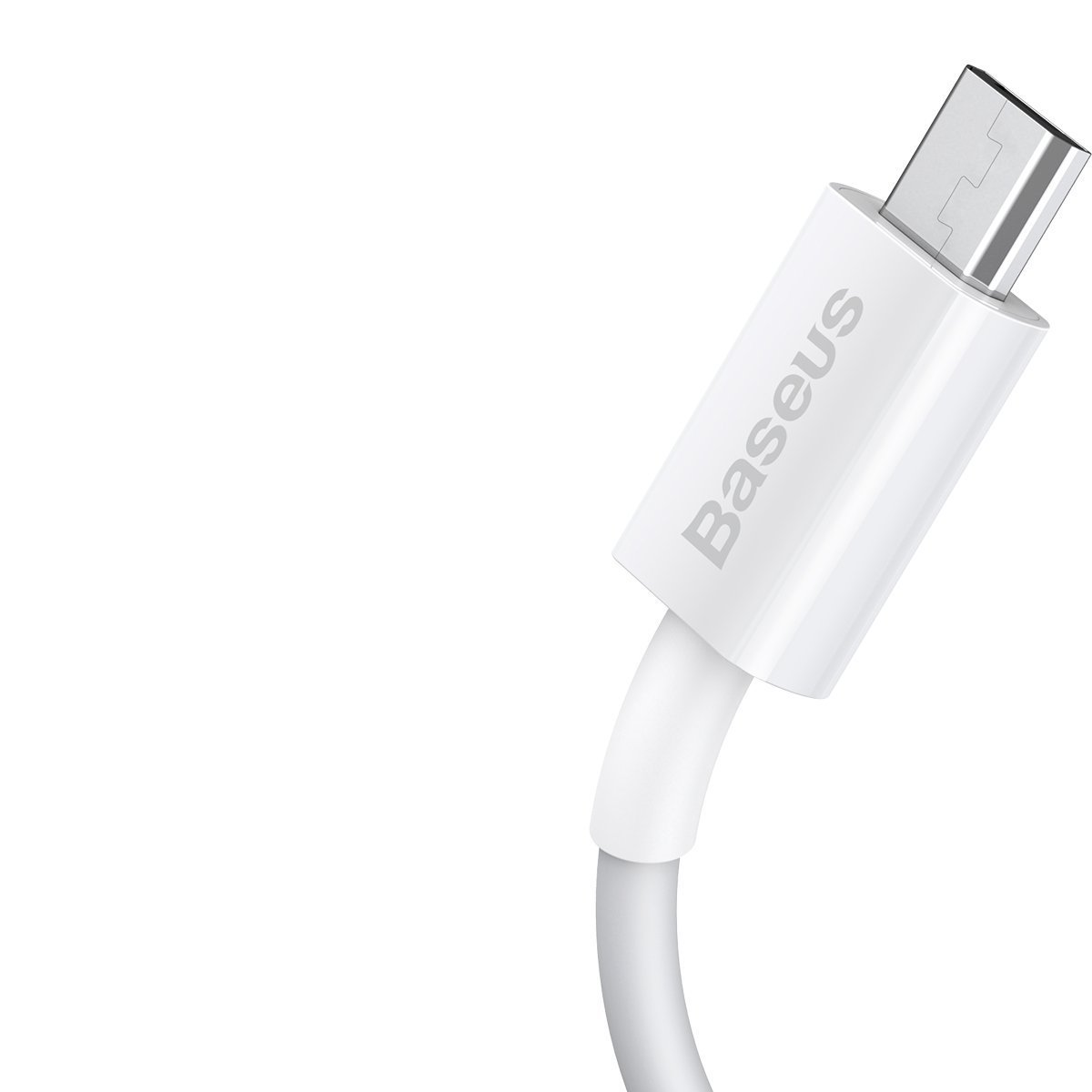 Kabelis USB A - micro USB kištukas 1.0m 2A baltas Superior serija BASEUS