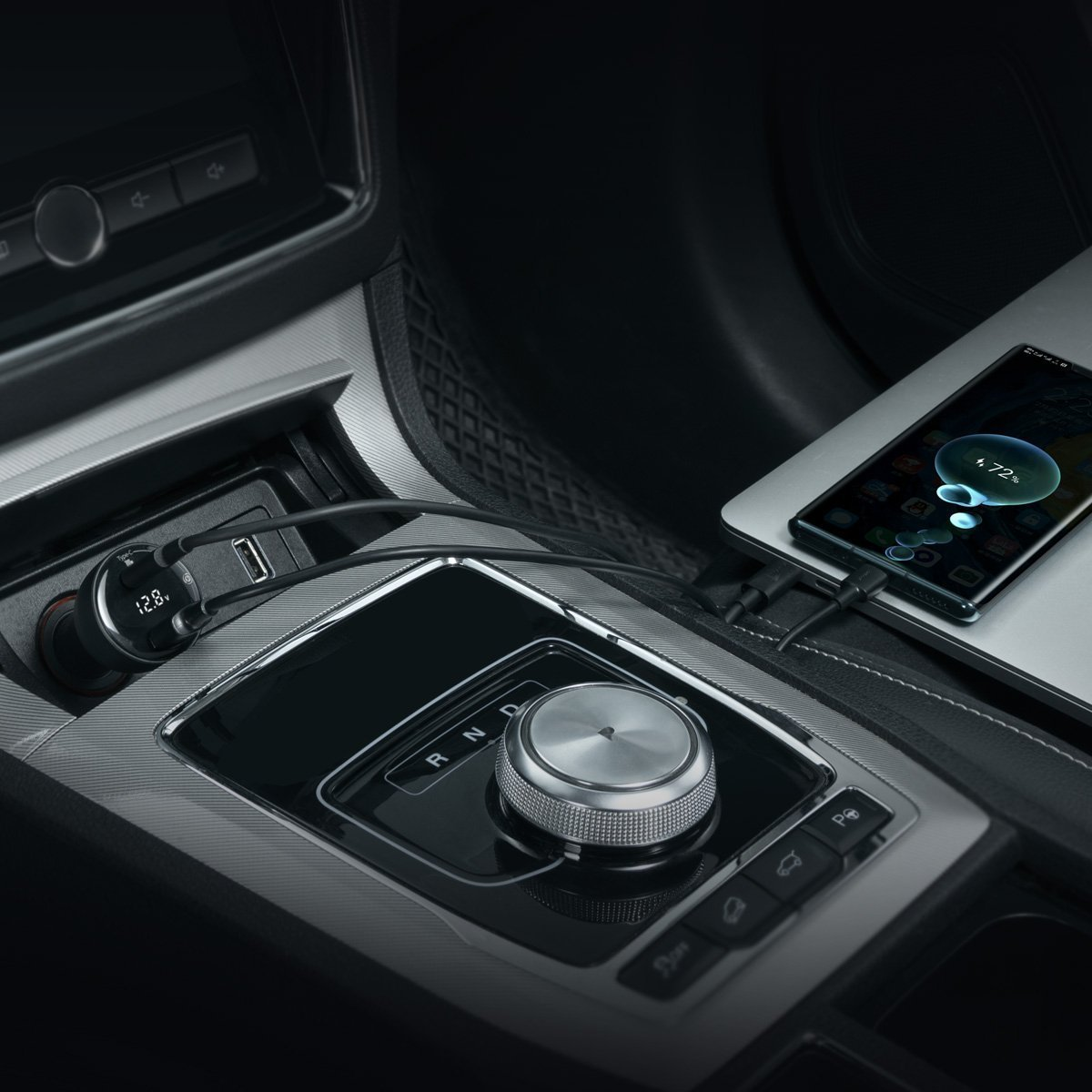 Baseus CCZX-01 automobilinis įkroviklis USB-C, 100W - juodas