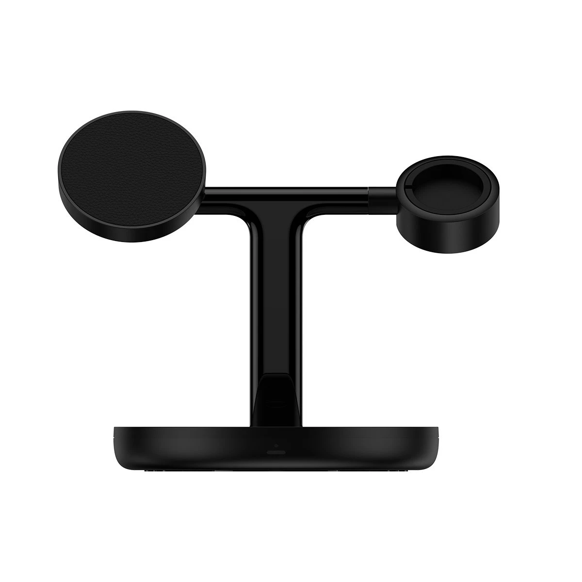 Baseus Belaidis magnetinis įkroviklis, stovas 20W trims Apple įrenginiams, juodas
