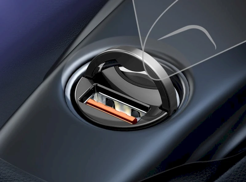 Įkroviklis automobilinis Baseus Tiny Star Mini Quick Charge Type-C to lightning 18W su 1m laidu pilkos spalvos TZVCHX-0G