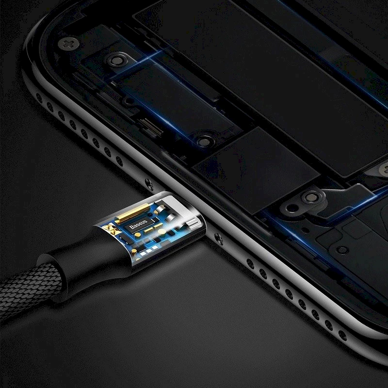 Baseus Yiven micro USB laidas 150 cm 2A - Juodas