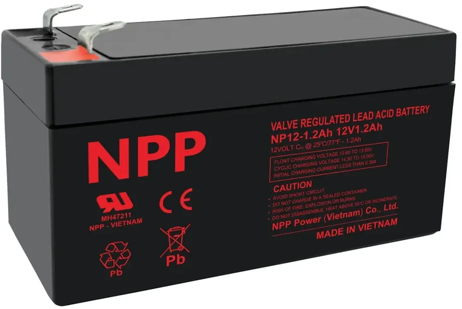 Akumuliatorius NPP, 12V 1.2 AH