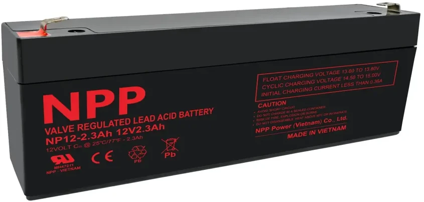Akumuliatorius 12V 2.3Ah T1(F1) Pb AGM NPP