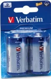 Baterija VERBATIM ALKALICZNA LR20 D (2 SZT BLISTER)