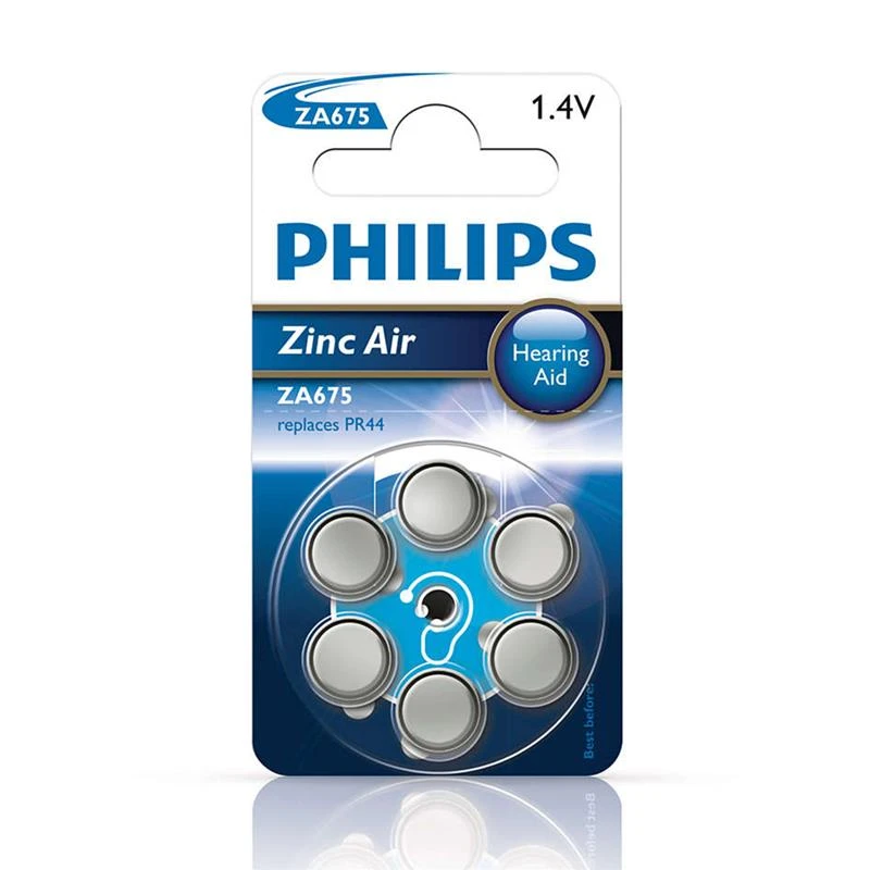 Philips ZA675 cinko oro elementų pakuotė