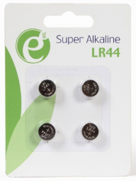 Bateria alkaliczna Gembird LR44 pastylka 1.5V, 4 vnt.