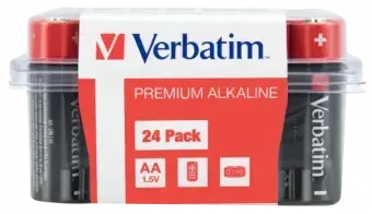 1x24 Verbatim šarminė baterija Mignon AA LR6 49505