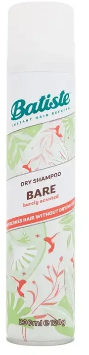 Batiste Bare Sausas šampūnas sausas šampūnas, 200 ml