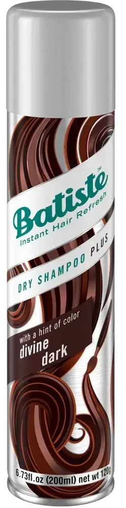 Sausas šampūnas plaukams su dažančiu efektu Batiste Dark &amp; Deep Brown Sausas šampūnas 200ml